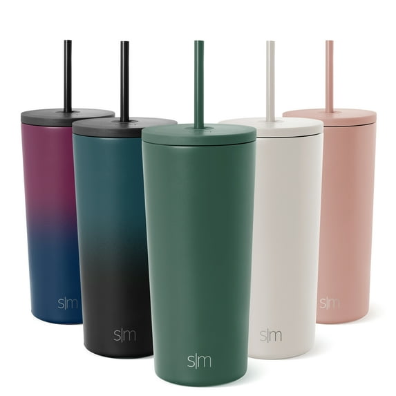 Simple Modern 20 fl oz Stainless Steel Classic Tumbler with Lid and Straw|Forest