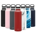 thumbnail image 1 of Simple Modern 20oz Ascent Water Bottle - Hydro Vacuum Insulated Tumbler Flask w/ Handle Lid - Double Wall Stainless Steel Reusable - Leakproof -Cherry, 1 of 7
