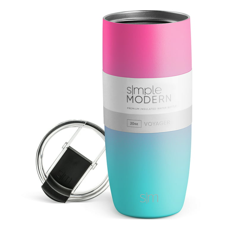 Simple Modern Tumbler with Clear Flip Lid and Straw