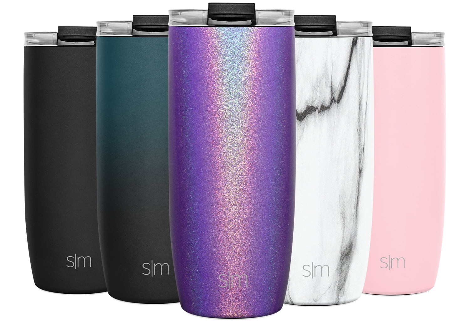 Simple Modern 20 Oz Voyager Insulated Tumbler Flip Lid Stainless Lavender  mist