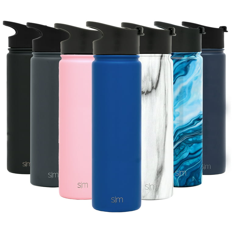 Simple Modern Summit 10 oz Blue, Pink and Multi-color Double Wall Vacuum  Insulated Stainless Steel Water Bottle with Wide Mouth and Straw Lid. 