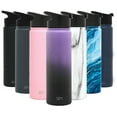 thumbnail image 1 of Simple Modern 22 Oz. Summit Water Bottle - Stainless Steel Tumbler Metal Flask with 2 Lids - Wide Mouth Double Wall Vacuum Insulated Leakproof Ombre: Violet Sky, 1 of 7