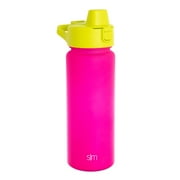 Simple Modern 22 fl oz Reusable Tritan Summit Water Bottle with Silicone Straw Lid|Raspberry Chartreuse