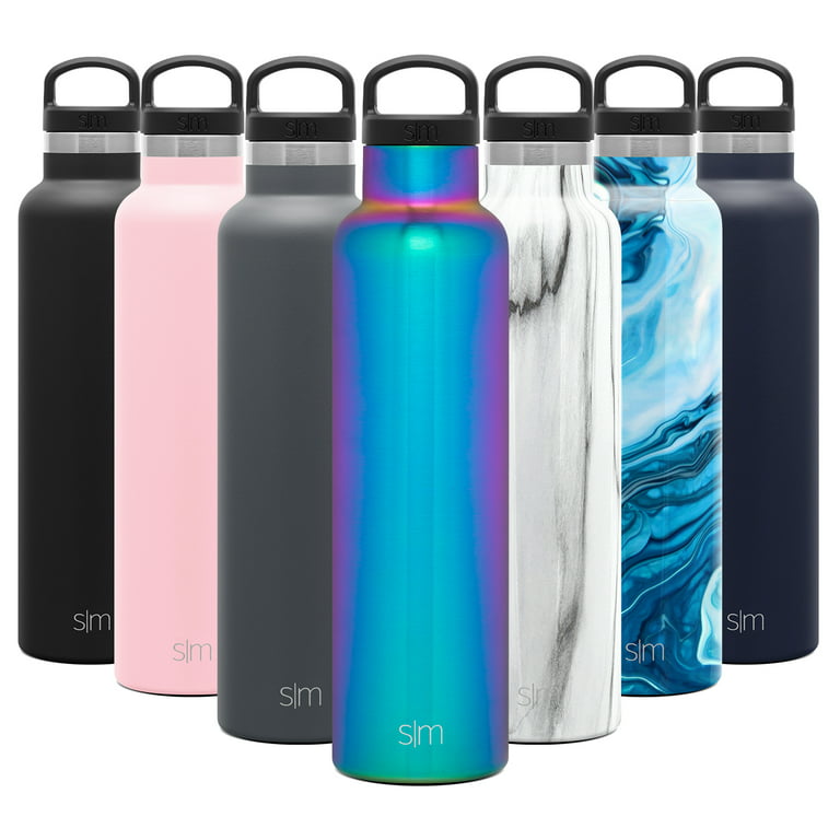 Simple Modern 24 Oz. Ascent Water Bottle - Hydro Vacuum Insulated Tumbler  Flask with Handle Lid - Double Wall Stainless Steel Reusable - Leakproof  Pattern: Dreamlike 