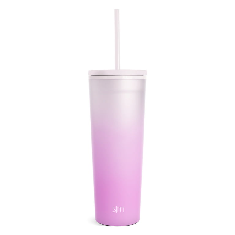 Simple Modern 24 fl oz Double Wall Plastic Classic Tumbler with Lid and  Straw|Electric Lavender