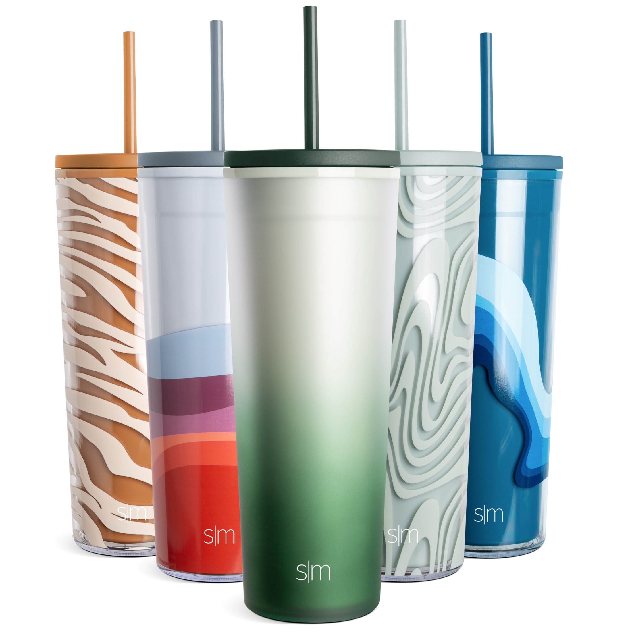 Simply Modern Tumbler with Straw 24oz (Multiple Colors) — The Beanery