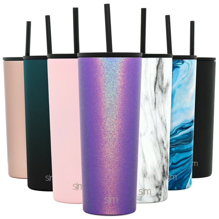 Simple Modern 24 fl oz Double Wall Plastic Classic Tumbler with  Straw|Opalescent