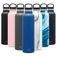 thumbnail image 1 of Simple Modern 24oz Ascent Water Bottle - Hydro Vacuum Insulated Tumbler Flask w/ Handle Lid - Double Wall Stainless Steel Reusable - Leakproof -Twilight, 1 of 7