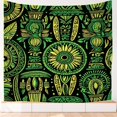 thumbnail image 1 of Washable Boho Symmetrical Indoor Tapestry for Home College Living Room Dorm Office, Decorative Tribal Geometric Shapes Home Tapestry 51x59in Farmhouse Bohemia Aesthetic Tapestry, 1 of 6