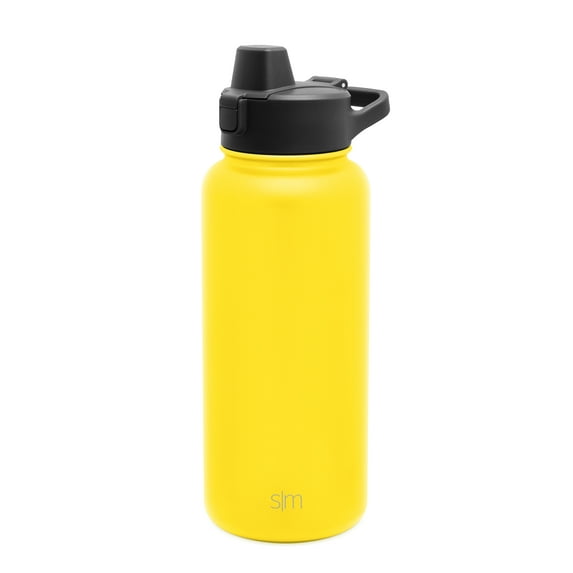 Simple Modern 28 Fluid Ounces Summit Insulated Stainless Steel Water Bottle with Straw Lid - Sunshine