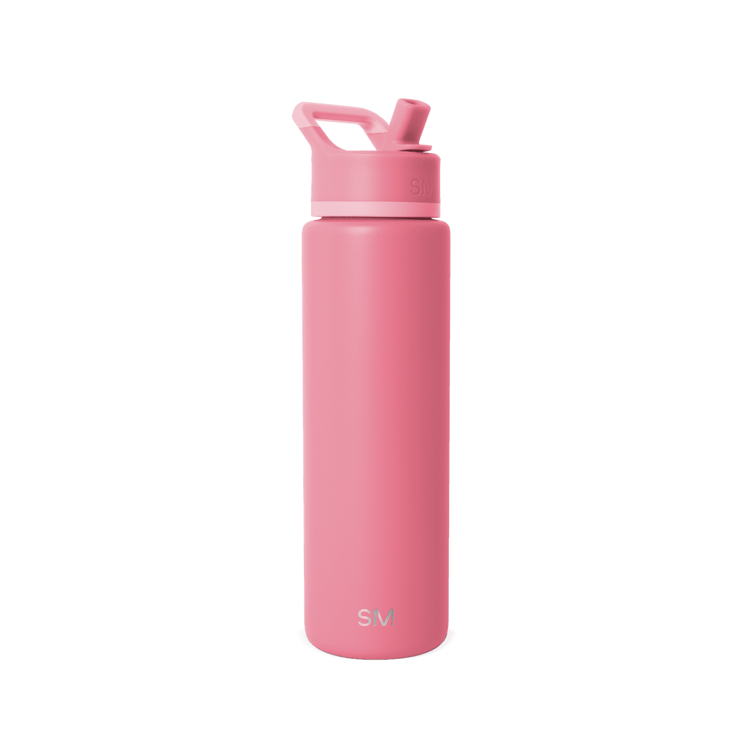 Simple Modern 30 fl oz Insulated Stainless Steel Summit Wide Mouth Water Bottle with Straw Lid | Pink Velvet