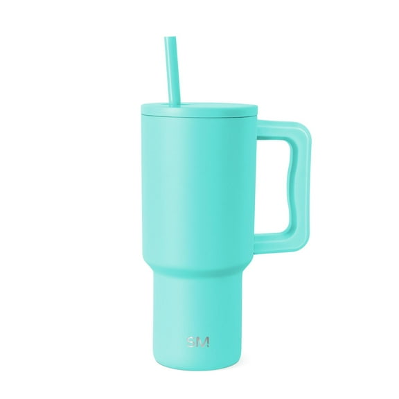 Simple Modern 30 fl oz Insulated Stainless Steel Trek Tumbler with Straw Lid | Ocean Water