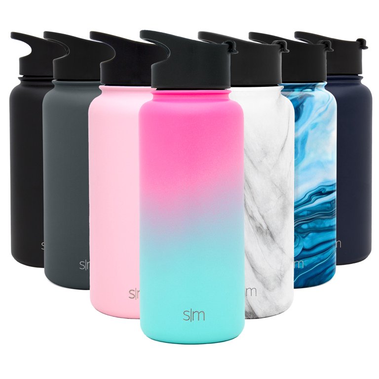 Simple Modern Summit 22 oz Ombre and Sorbet Double Walled Vacuum Insulated  Stainless Steel Water Bottle with Wide Mouth Lid 