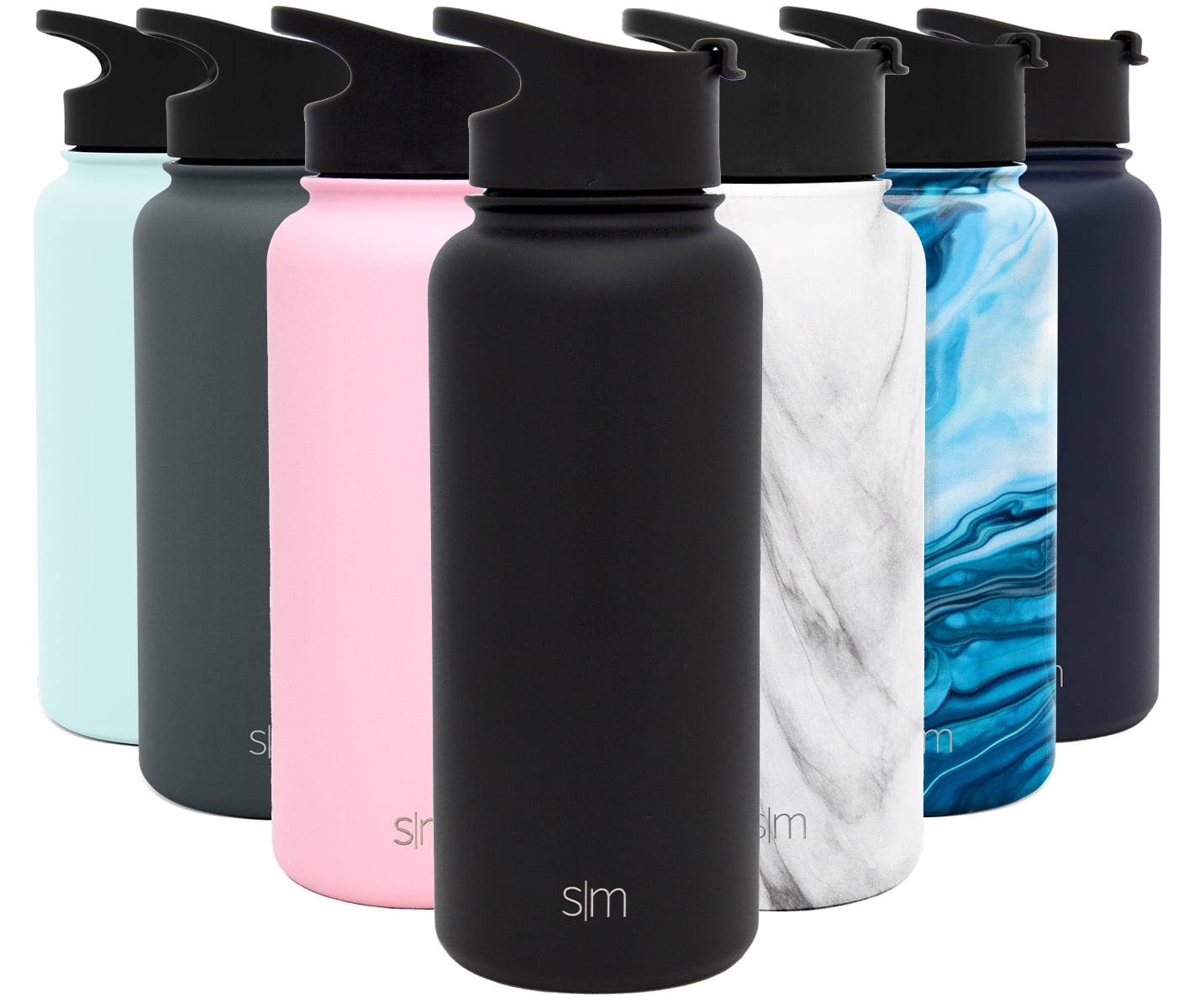 New Tag Large Capacity Water Bottle Simple Modern Insulated
