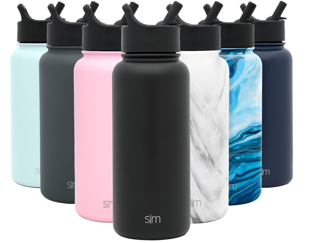 Simple Modern 32 oz. Summit Vacuum Insulated Stainless Steel Water Bottle,  Caribbean (2 pk.) Reviews 2024