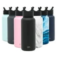 thumbnail image 1 of Simple Modern 32 oz Summit Water Bottle with Straw Lid, Midnight Black, 1 of 7