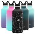 thumbnail image 1 of Simple Modern 32oz Ascent Water Bottle With Straw Lid - Stainless Steel Hydro Tumbler Flask - Double Wall Vacuum Insulated Small Reusable Metal Leakproof Engraved: Lunar, 1 of 7