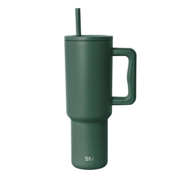 Simple Modern 40 fl oz Insulated Stainless Steel Trek Tumbler with Straw Lid | Forest