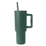 Simple Modern 40 fl oz Insulated Stainless Steel Trek Tumbler with Straw Lid|Forest