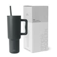 thumbnail image 1 of Simple Modern 40 fl oz Insulated Stainless Steel Trek Tumbler with Straw Lid | Graphite, 1 of 8