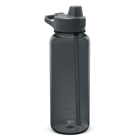 Simple Modern 48 Fluid Ounces Plastic Summit Water Bottle with Straw Lid - Graphite