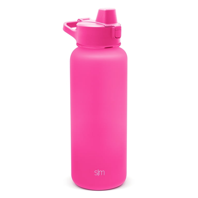 Simple Modern 18 fl oz Stainless Steel Summit Water Bottle with Silicone Straw  Lid
