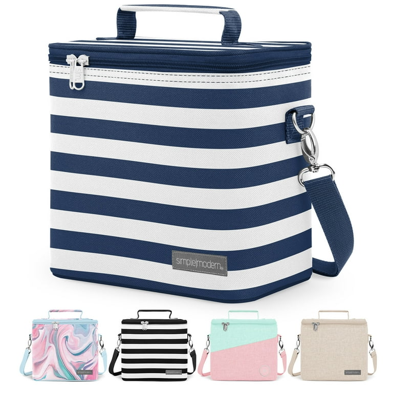Simple Modern 4L Blakely Lunch Bag for Women & Men - Insulated Kids Lunch  Box Stripes: Nautical 