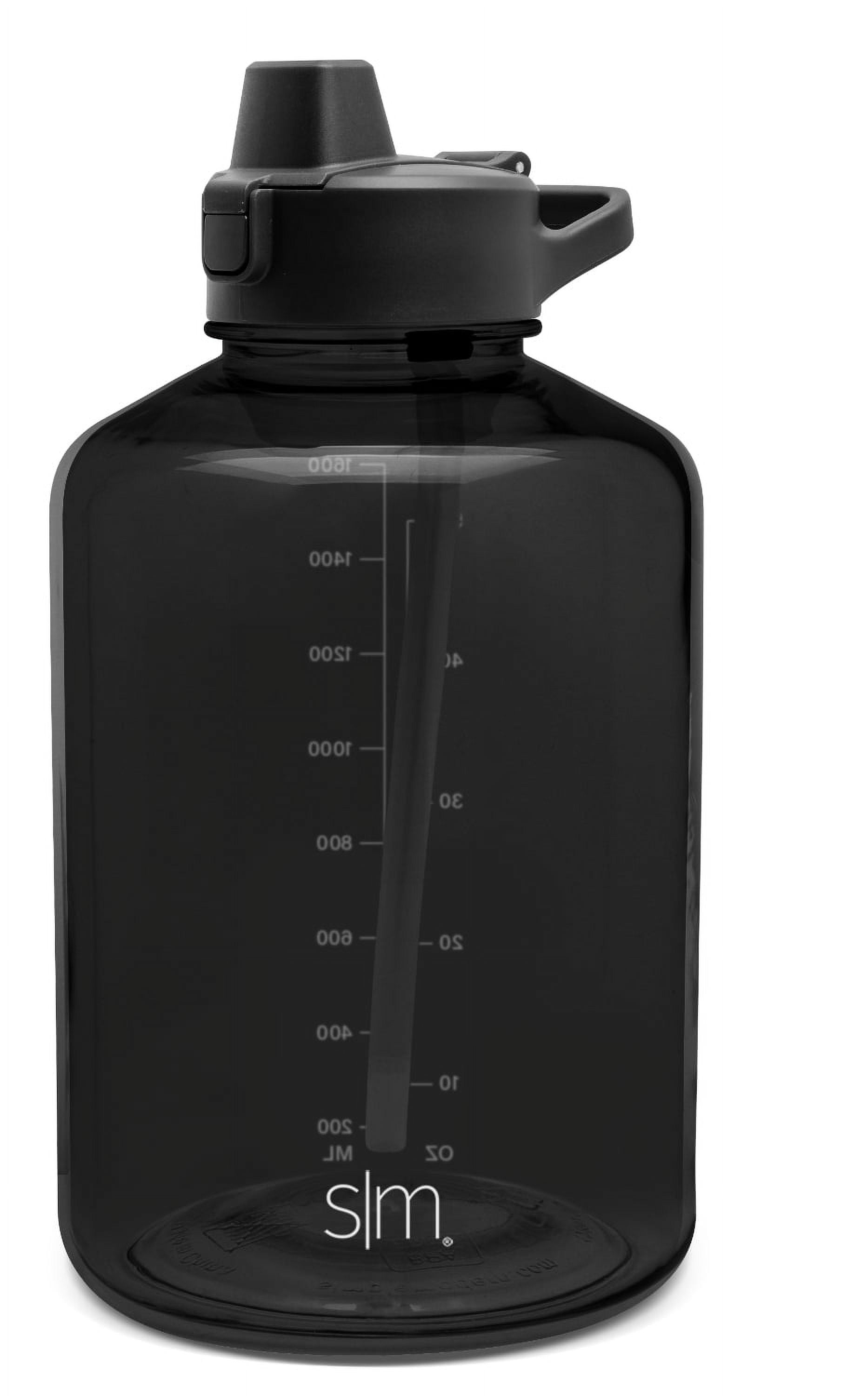 64oz Tank Straw Lid - Black– FIFTY/FIFTY Bottles