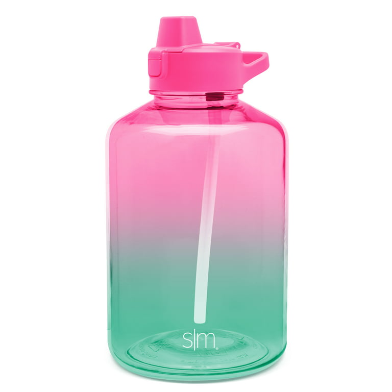 Plastic Summit with Simple Flip Silicone Straw Lid - 64oz Sorbet