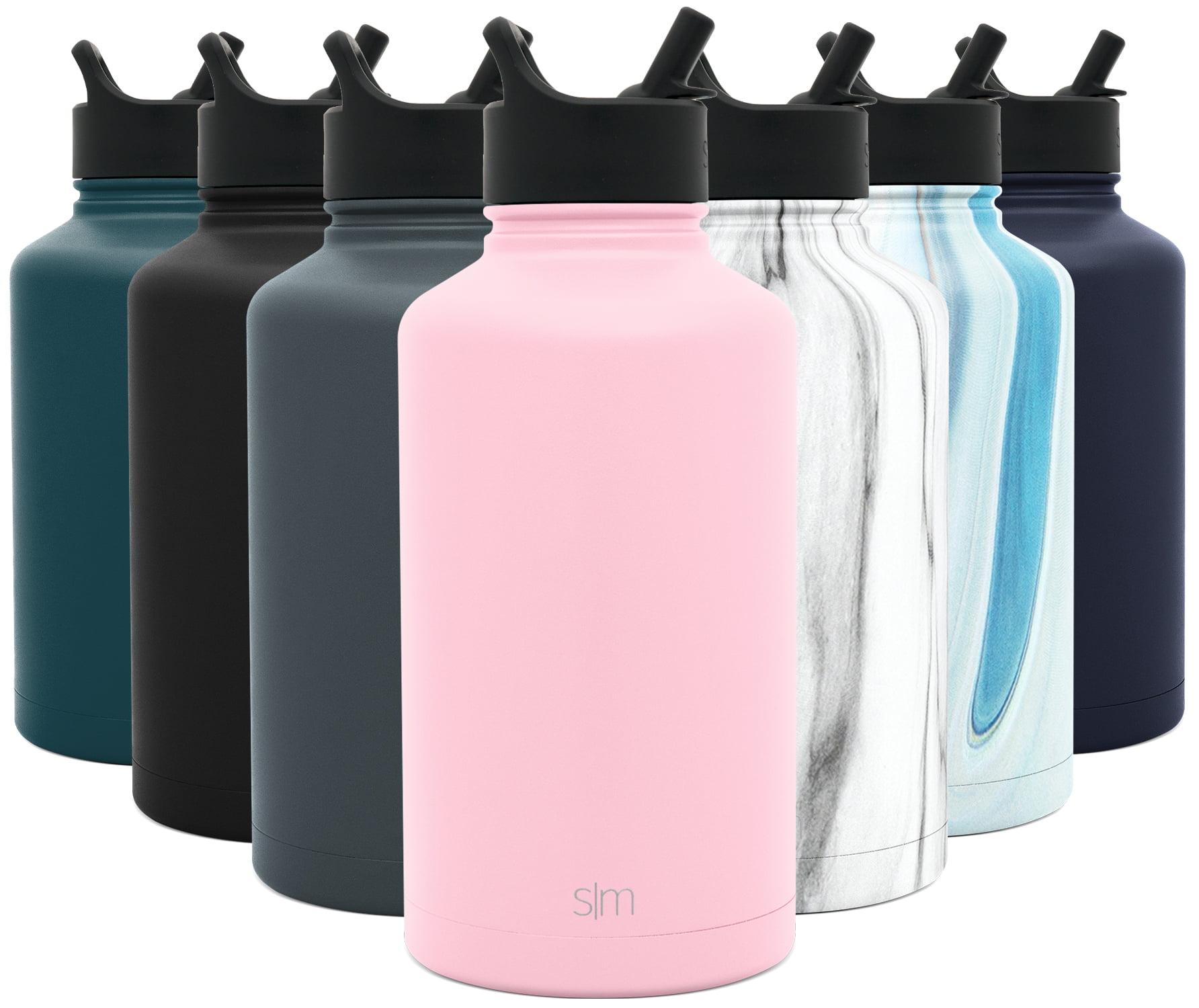 Simple Modern Pink Water Bottle 64 oz ▪︎Half Gallon