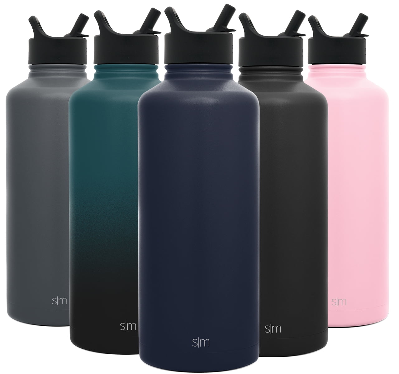 Customizable Etched Simple Modern Summit Water Bottle, 40 Ounce