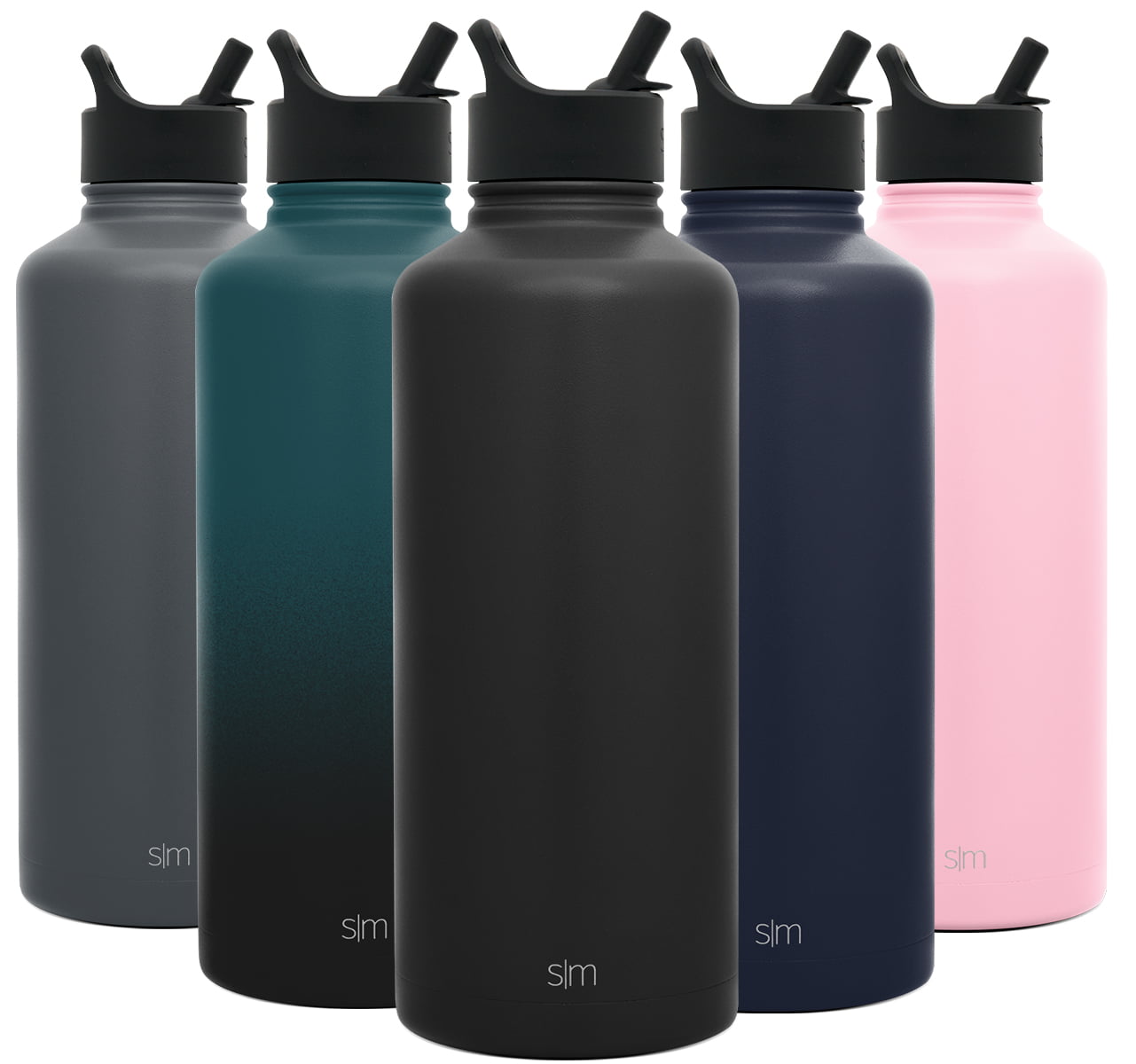 Simple Modern 32 oz Summit Water Bottle with Straw Lid - Gifts for Men &  Women Hydro Vacuum Insulated Tumbler Flask Double Wall Liter - 18/8  Stainless Steel Ombre: Sweet Taffy 