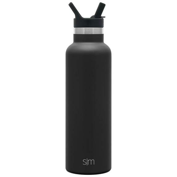 Simple Modern Ascent Water Bottle Straw Lid Vacuum Insulated Stainless Steel Bottle | 20 fl oz