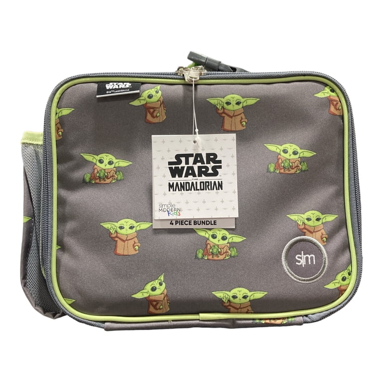 Simple Modern Disney Star Wars Kids Lunchbox Bag, 4 Piece Set