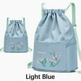 thumbnail image 1 of Simple Modern Backpack Foldable Drawstring Large Capacity Embroidered Backpack, Drawstring Backpack For Women Travel Backpack, 1 of 8