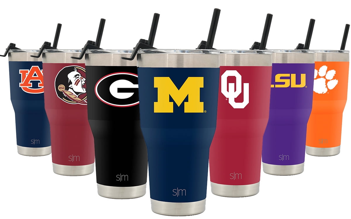 Simple Modern College 30oz. Cruiser Tumbler with Straw & Closing Lid -  Washington Huskies - 18/8 Stainless Steel Vacuum Insulated NCAA University  Cup