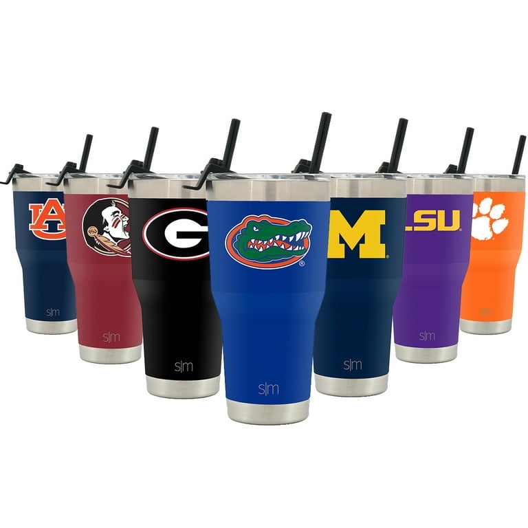 Simple Modern College 30oz Cruiser Tumbler with Straw & Closing Lid - NCAA  USC - 18/8 Stainless Steel Vacuum Insulated NCAA