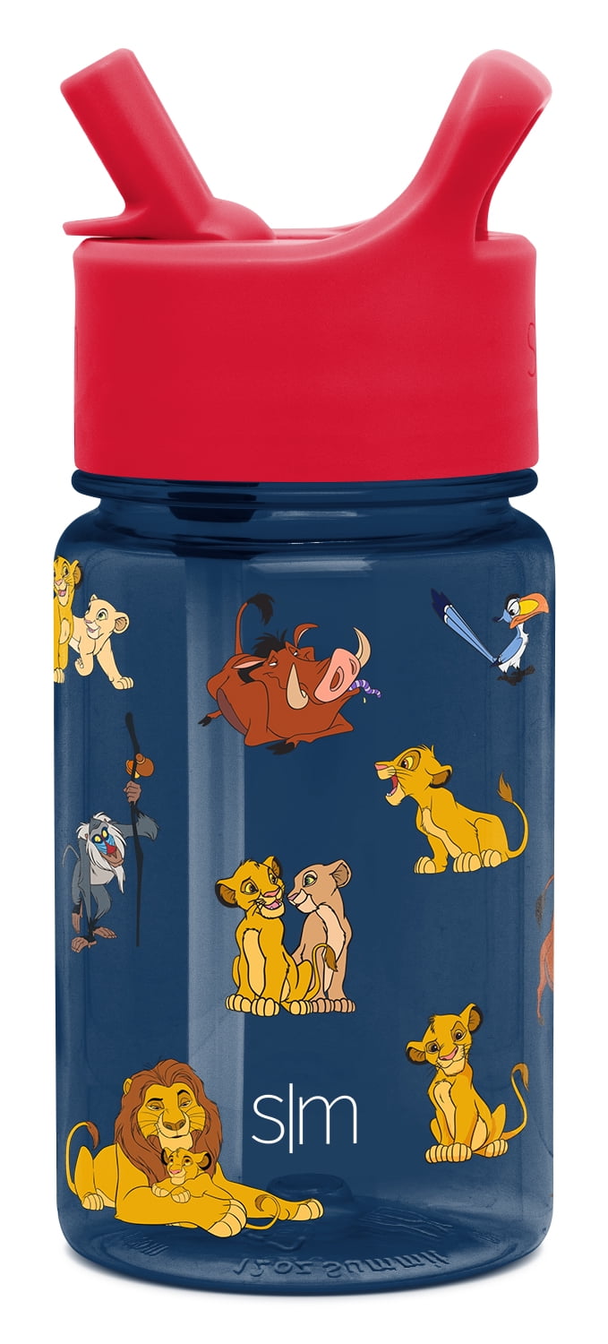 Simple Modern Disney Kids Water Bottle Plastic BPA-Free Tritan cup with  Leak Proof Straw Lid Reusable and Durable for Toddlers