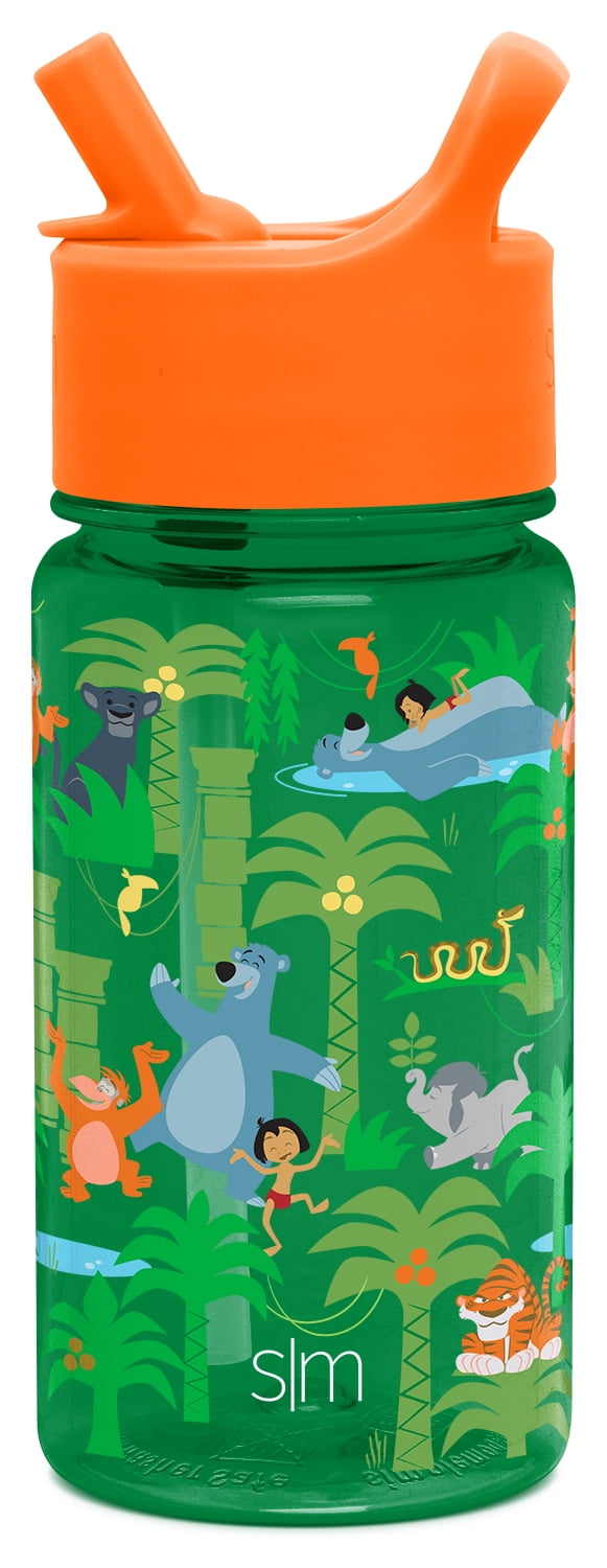 Simple Modern Disney 16 oz Summit Kids Tritan Water Bottle with Straw Lid  for Toddler - Dishwasher Safe Travel Tumbler - Disney: Mickey Bandana 
