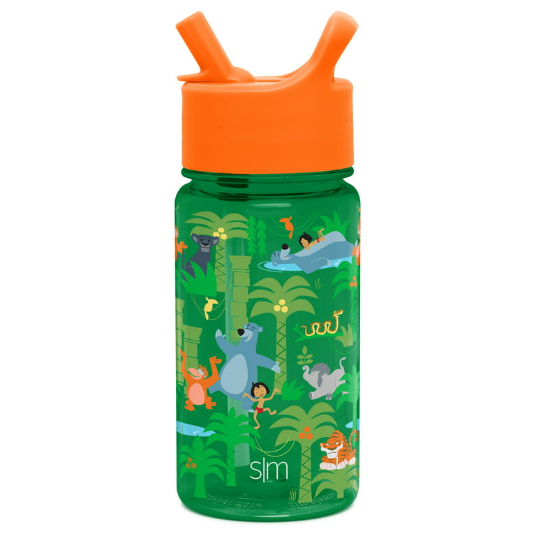 Simple Modern Disney 16oz Summit Kids Tritan Water Bottle with Straw Lid  for Toddler - Dishwasher Safe Travel Tumbler - Disney: Jungle Book 