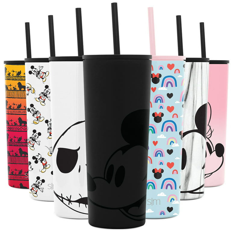  Simple Modern Disney Insulated Tumbler Cup with Flip Lid and  Straw Lid, Gifts for Women Men Reusable Stainless Steel Water Bottle  Travel Mug, Classic Collection