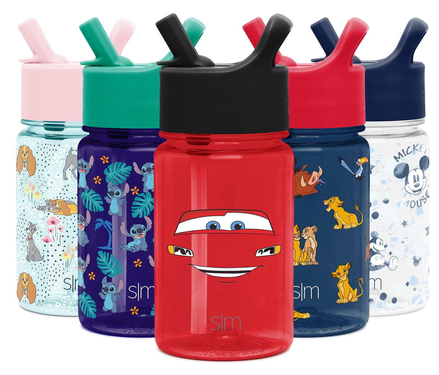 Simple Modern Disney Character Kids Tritan Bottles with Straw Lid