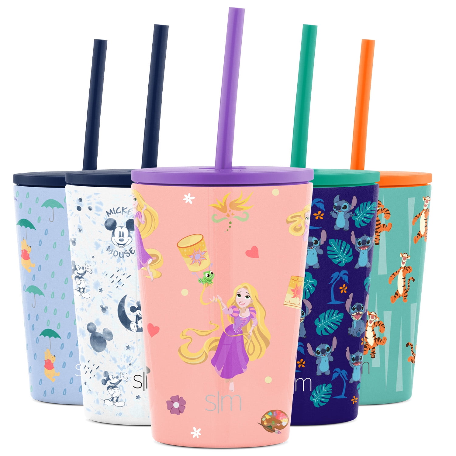 Simple Modern Disney Kids Cup 12 oz Classic Tumbler with Lid and Silicone  Straw - Vacuum Insulated Stainless Steel for Toddlers Girls Boys 