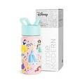 thumbnail image 1 of Simple Modern Disney Princesses Kids Water Bottle with Straw Lid | Reusable Insulated Stainless Steel Cup for School | Summit Collection | 14oz, Princess Rainbows, 1 of 7