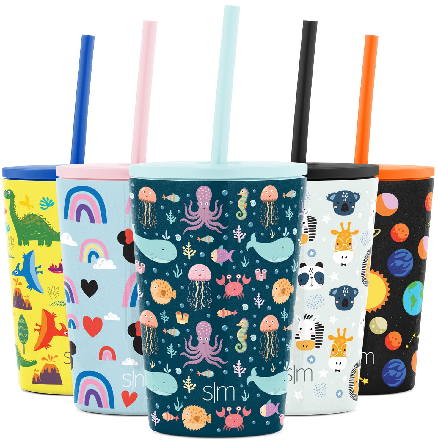 Signice Kids Cups with Straw Lid Upgraded Leak Proof 8.5 Oz Toddler  Smoothie Cup Vacuum Insulated St…See more Signice Kids Cups with Straw Lid
