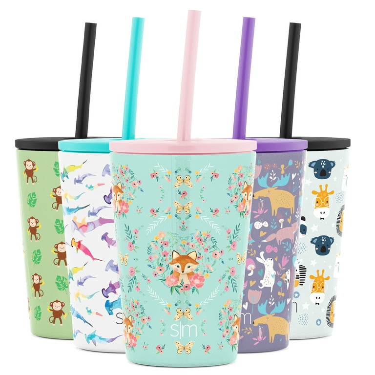 Simple Modern Toddler Cup with Lid and Silicone Straw