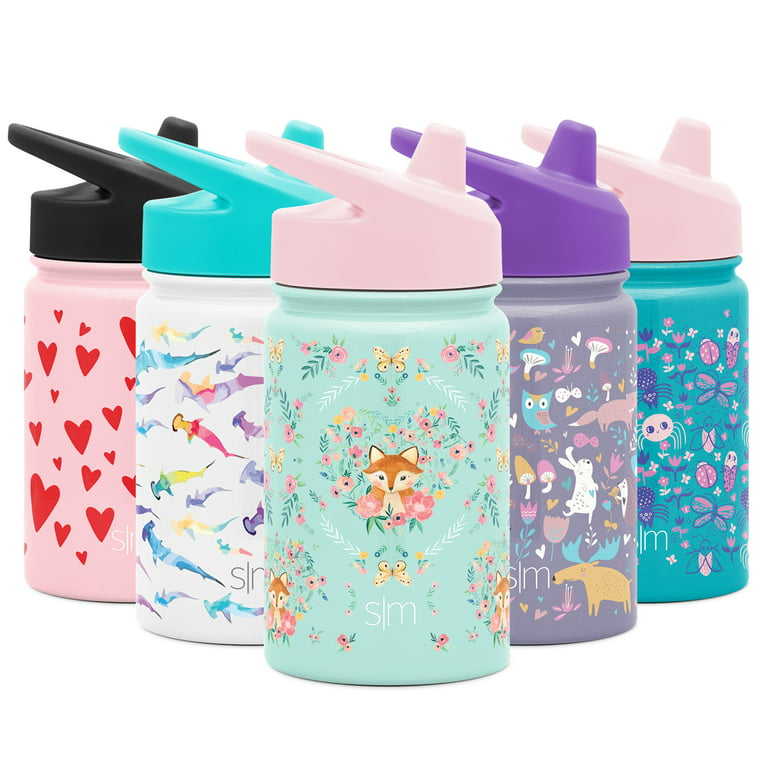 Vacuum Insulated Stainless Steel Water Bottle for Kids Water Bottle Double  Walled Thermos Flask Bottle Baby Sipper Bottle Multicolor 1 PCS (350 ML)