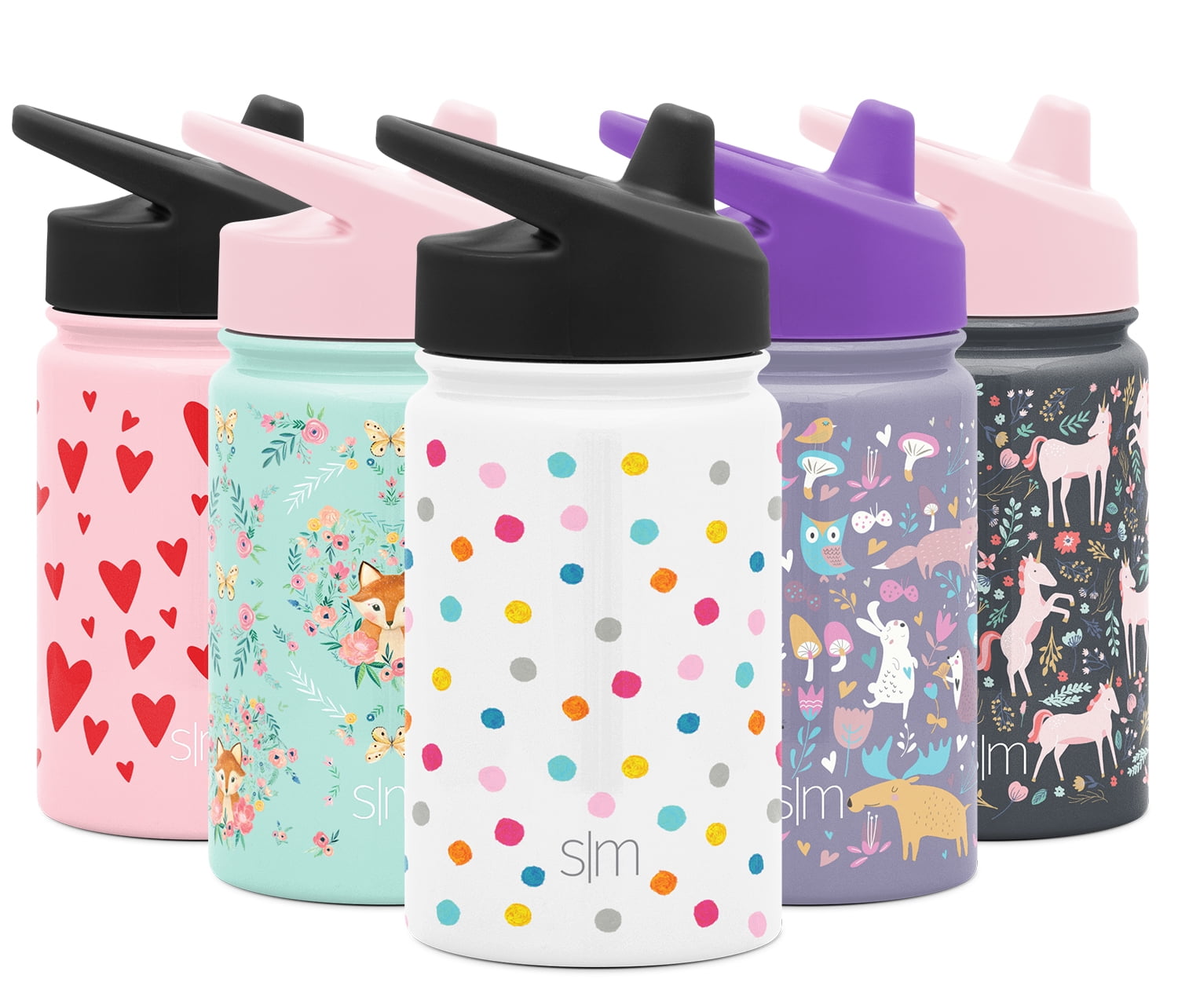 Forest Style Girl Thermal Insulated Cup Simple Cartoon Student Water Bottle  Portable Cute Kids & Teen Girls Cup