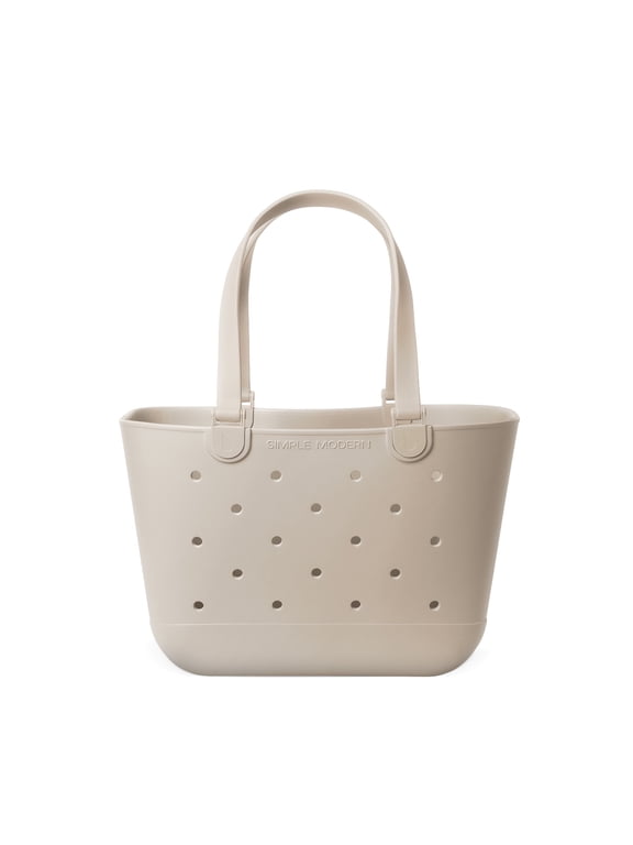 Large Getaway Bag Rubber Tote|Almond Birch