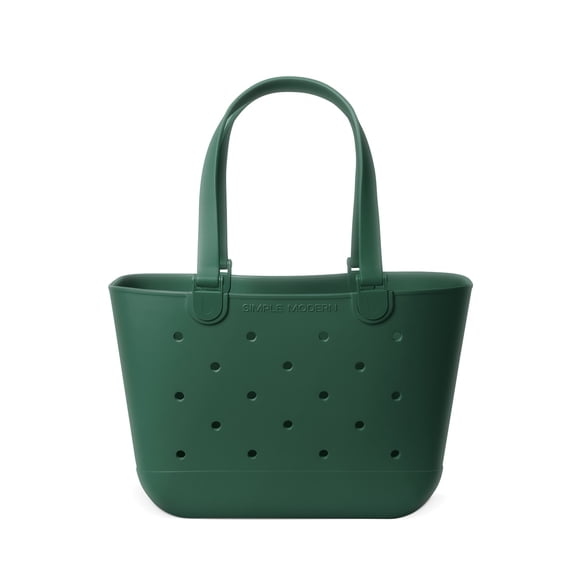 Simple Modern Large Getaway Bag Rubber Tote|Forest